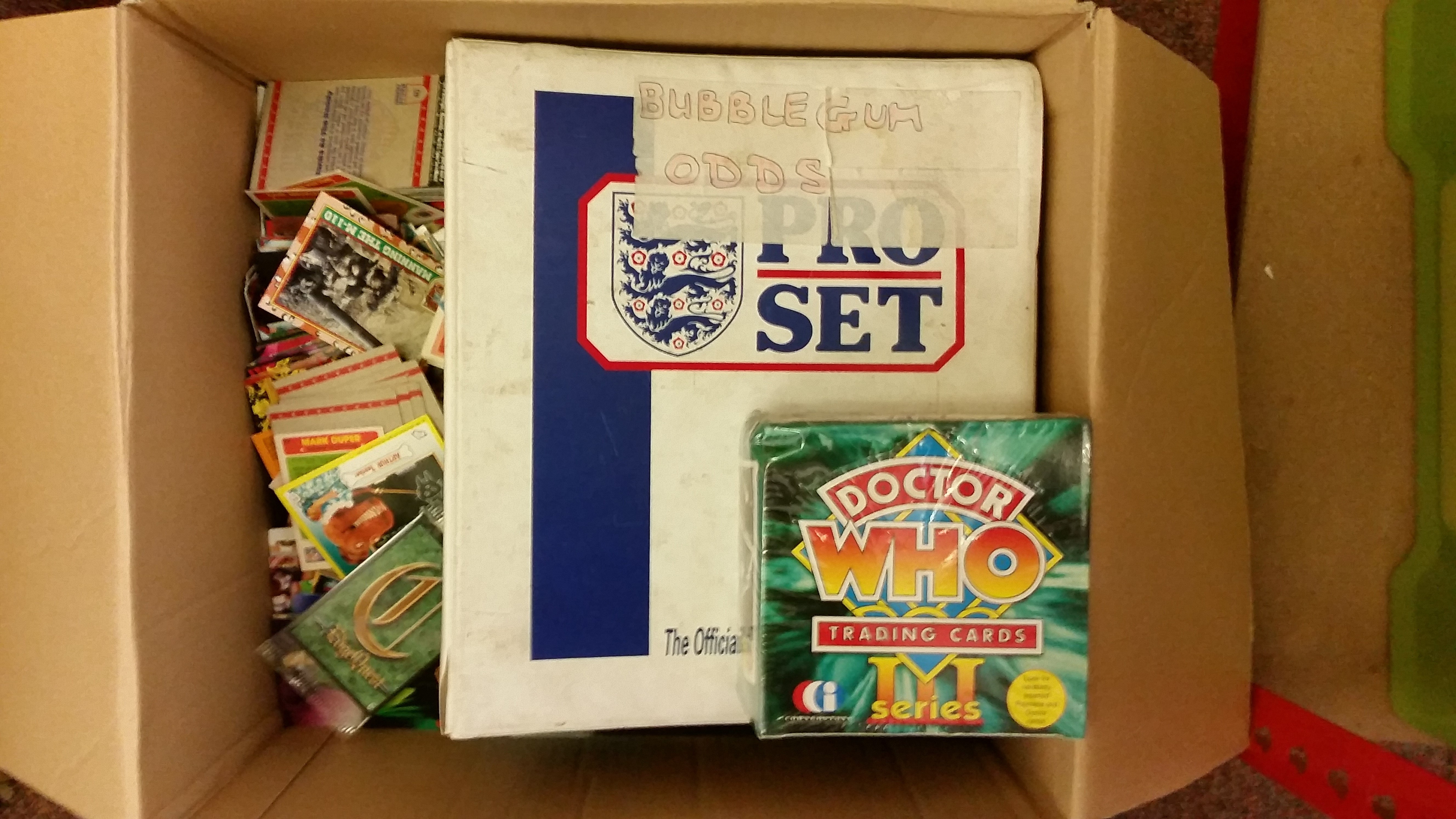 TRADE, collectors cards, part sets & odds, inc. Doctor Who (in unopened retail pack), Pro Set