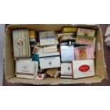 CIGARETTE PACKETS, empty selection, inc. complete boxes, hulls (some with sliders), a few live