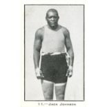 BURNSTEIN ISAACS, Famous Prize-Fighters, No. 11 Jack Johnson, title in capital letters, VG