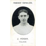 TADDY, Prominent Footballers, Bevan, Hogan & Threlfall (all Fulham), mixed backs, no footnotes, G to