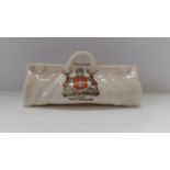 CRICKET, porcelain crested cricket bag, Nottingham, VG