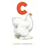 OGDENS, Poultry Alphabet, complete, VG to EX, 25