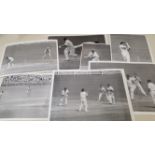 CRICKET, press photos, 1958/9 Ashes, 8.5 x 6.5 & smaller, VG to EX, 7