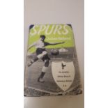 FOOTBALL, hardback edition of Spurs by Holland, 1st edition (1956), dj (pieces missing), G