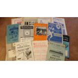 FOOTBALL, programmes, 1950s, teams D- M, inc. Headington United, Crewe, Halifax, Leicester,