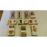 MILITARY, complete (10), inc. Mitchell Army Ribbons & Badges; Players, Life on Board, War