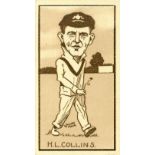 HILL, Caricatures of Famous Cricketers, complete, standard, G to EX, 50