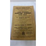 CRICKET, softback edition of 1922 Wisden Almanack, VG