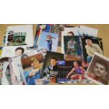 MIXED SPORT, signed photos, letters, inc. Mary Lou Retton, Nancy Kerrigan; boxing, rugby, cycling,