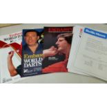 DARTS, programmes, inc. Embassy World Darts (4), at Jollies (1982-1985) & Frimley Green (1987-1989 &