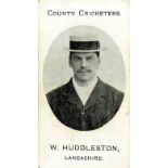 TADDY, County Cricketers, Huddleston, Sharp & Spooner (all Lancashire), mixed backs, no footnotes, G