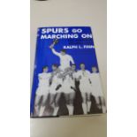 FOOTBALL, hardback edition of Spurs Go Marching On by Finn, 1963, dj, VG