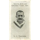 TADDY, South African Cricket Team 1907, Snooke SD & Tancred (scuff to front), FR to G, 2
