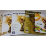 FOOTBALL, World Cup Final programmes, inc. 2006 (5), 1st & 2nd Rounds & Final (English) & both