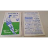 FOOTBALL, Chester City home programmes, 1964/5-1968/9, inc. 1964/5 (2), Southport; 1965/6 (5),