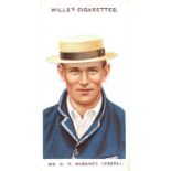 WILLS, Cricketers (1908), complete, small S, VG to EX, 50