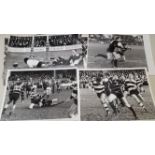 RUGBY UNION, press photos, Moseley RFC, 1980s, by Ken Kelly, 8 x 10 & smaller, G to VG, 55*