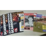 FOOTBALL, Scarborough home (21) & away programmes, 1987/8 (1st season in league), inc. league (