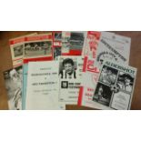 FOOTBALL, Southampton home & away programmes, 1950s onwards, inc. at Hamburg 1984/5, Manchester City
