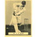 POTTER MOORE, Famous Cricketers (Australian), complete, medium, G to VG, 20