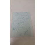 CRICKET, signed album page by West Indies 1950, eleven signatures inc. Weekes, Valentine,
