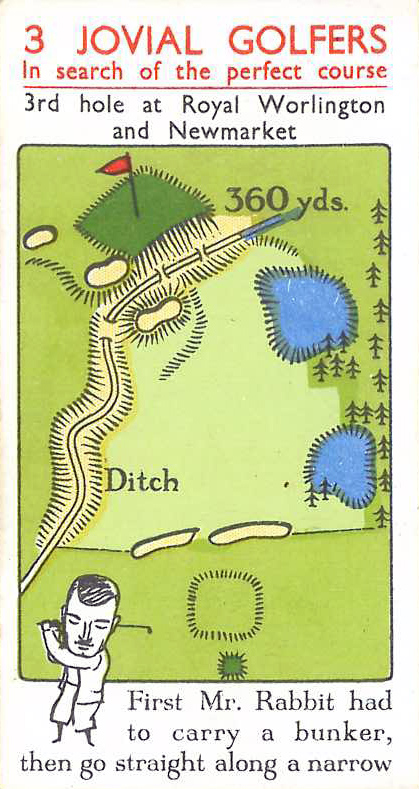 CHURCHMANS, 3 Jovial Golfers, complete, EX, 36