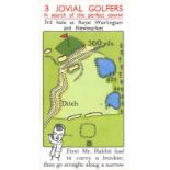CHURCHMANS, 3 Jovial Golfers, complete, EX, 36