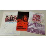 POP MUSIC, signed programmes (to covers), inc. Gerry Marsden, Ferry Cross the Mersey play