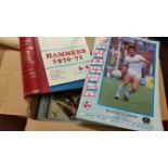 FOOTBALL, West Ham home programmes, 1970s-1980s, inc. 1970/1 (6), 1971/2 (4), 1972/3 (5), 1974/5 (