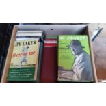 CRICKET, books, inc. Over to Me by Laker, West Indies Revisited 1959/60 by Swanton, A Typhoon Called