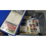 FOOTBALL, selection, inc. Barratt postcards, Esso coins, Merlin, Wagon Wheels, Daily Star, Panini