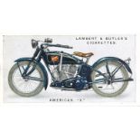 LAMBERT & BUTLER, Motor Cycles, complete, G to VG, 50