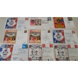 FOOTBALL, signed commemorative covers by Sunderland players, inc. Carter, Gurney, Mapson, Hurley,