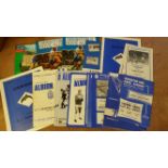 FOOTBALL, Brighton & Hove Albion home programmes, 1960s (5), 19720s (13) & 1980s (2), VG to EX, 20
