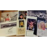 MIXED SPORT, signed photos, inc. Surtees, Hamilton (both motor racing), Bolt (athletics), Laker (