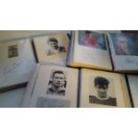 FOOTBALL, an extensive collection of Manchester United signatures, mainly signed blank cards, a