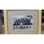 CRICKET, signed original team photo by Australia, 1953 Ashes team, 18 signatures to mount inc.