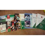 RUGBY UNION, South Africa tour programmes, inc. v England 1952 & 1969; Wales 2004 & 2005; at Neath