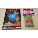 BOXING, selection from Frank Bruno v Oliver McCall, 1995, inc. programme (signed to cover by Bruno),