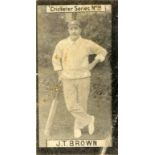 CLARKE, Cricketers, Nos. 9 Brown & 10 Rhodes (both Yorkshire), corner knocks, FR, 2