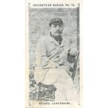 FAULKNER, Cricketers, No. 15 Briggs (Lancashire), slight scuff, G