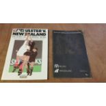 RUGBY UNION, New Zealand tour programmes, inc. Ireland v NZ 1974 (rare); Ulster v NZ 1989, G to