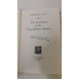 THEARTE, signed hardback edition of The Loneliness of the Long-Distance Runner by Alan Sillitoe,