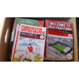 FOOTBALL, Manchester United home programmes, 1970s-1980s, inc. 1974/5 (Div II), some 1980s full