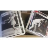 TENNIS, Womens press photos, by Tommy Hindley, mainly 1980s, inc. Navratilova, Evert, Graf,