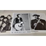 ENTERTAINMENT, signed photos, inc. Ian Anderson, Al Stewart, Gene Pitney (2), Jet Harris (The