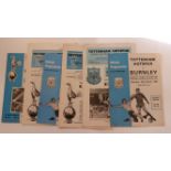 FOOTBALL. Tottenham Hotspur selection, inc. home programmes (37), 1960s; 1962 FAC songsheet;
