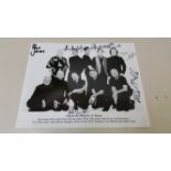 POP MUSIC, signed photo by Maximum Rhythm N Blues, six signatures inc. Paul Jones, Mike D'Abo,