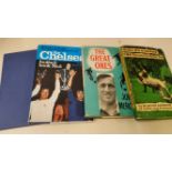 FOOTBALL, Chelsea hardback edition, inc. Football Books Nos. 2 & 3; autobiographies, The Great