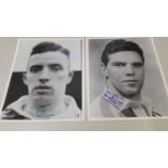 FOOTBALL, signed restrike photos by Scottish players, 1930s-1940s, inc. Patsy Gallagher (2), John